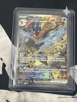 Pokemon TCG Greninja EX 132 Shrouded Fable Special Illustration Promo Card - Image 1