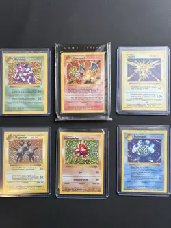 Pokemon Base Set Card Holo Lot x6 (See Description And Photos) - Image 1