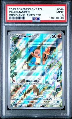 Pokemon Charmander 044 Sv: Scarlet & Violet Promo Cards Promo Holo 2023 PSA 9 - Image 1