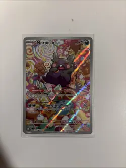 Pokemon TCG Morpeko Paradox Rift Holo Card 206/182 Near Mint Condition - Image 1