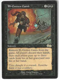 Magic the Gathering MTG - Urza's Saga: Ill-Gotten Gains Rare Card #138 - Image 1
