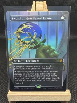 Sword Of Hearth And Home - P 0136 - TMNT Pizza Box Extended Alt Art Foil MTG - Image 1