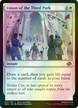 MTG Union of the Third Path Foil ** The Brothers' War ** English (NM) - Image 1