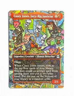 Casey Jones Jury-Rig Justiciar ~ Teenage Mutant Ninja Turtles ~ Borderless #0207 - Image 1