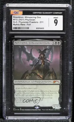 Phyrexian Praetors: Compleat Edition - Sheoldred Whispering One Foil CGC 9 Mint - Image 1