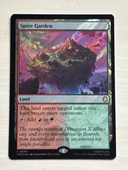Spire Garden (Surge Foil) 75 (R) MTG Commander Teenage Mutant Ninja Turtles TMC - Image 1