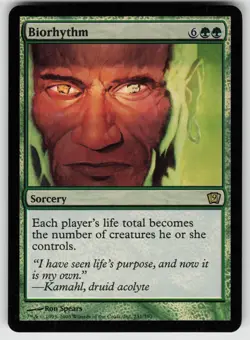 Biorhythm 231 Rare FOIL 9th Edition Magic: The Gathering MTG9 - Image 1