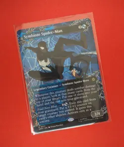 Symbiote Spider Man mtg Rare 0217 Spider-Man Magic: The Gathering - Image 3
