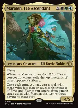 Maralen, Fae Ascendant *** FOIL *** - MTG ECL Lorwyn Eclipsed - NM/MINT - Image 1