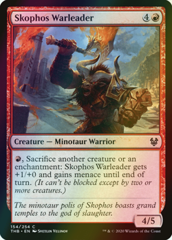 MTG Skophos Warleader Foil ** Theros Beyond Death ** English (NM) - Image 1