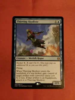 MTG - Thieving Skydiver - ZNR 085/280 - Zendikar Rising - Rare - Unplayed Mint+ - Image 1