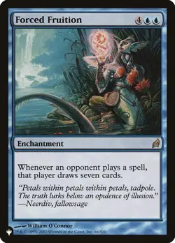 x1 Forced Fruition - The List R MTG The List M/NM, English - Image 1