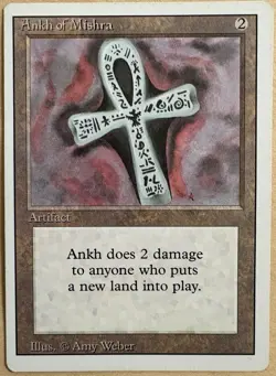 Revised Ankh of Mishra X1 Mtg Magic the Gathering - Image 1