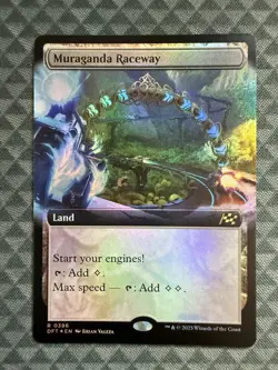 MTG Muraganda Raceway #0396 Foil Extended Art Rare Aetherdrift (DFT) - Image 2