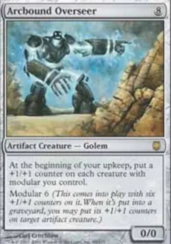 Arcbound Overseer - Foil Magic mtg Heavy Play, English Darksteel x1 - Image 1