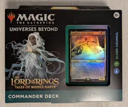 Magic the Gathering - Lord of the Rings - Elven Council Commander Deck 195166205052 - Image 1