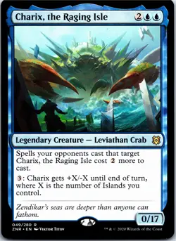 Charix, the Raging Isle R Zendikar Rising 49 NM - Image 1