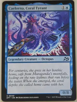 Caelorna, Coral Tyrant - U 0040 Aetherdrift DFT MTG - Image 1