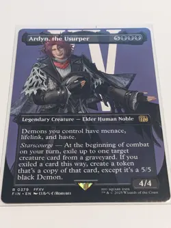 Ardyn, the Usurper Borderless Regular: Rare 0379: Final Fantasy MTG (NM) - Image 1