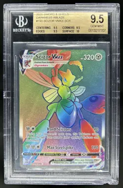 2020 Pokemon SWSH Darkness Ablaze Scizor VMAX #193/189 BGS 9.5 - Image 1
