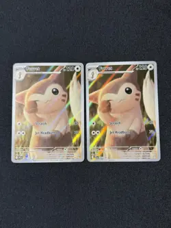 2025 Pokemon TCG Journey Together Furret Illustration Rare Holo 168/159 NM x2 - Image 1