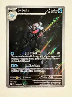 2024 Pokemon TCG - Paldean Fates: Palafin Illustration Rare #225/091 NM - Image 1