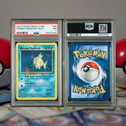 2001 POKEMON NEO REVELATION #66 SHINING MAGIKARP-HOLO PSA 7 - Image 3
