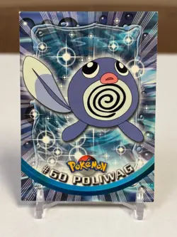 1999 Topps Pokemon #60 Poliwag (TV Animation Series 1) 1st Print Blue Logo NM - Image 1