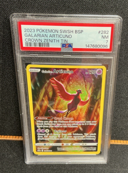 PSA Graded 7 2023 Pokemon SWSH BSP #282 Galarian Articuno - Image 1