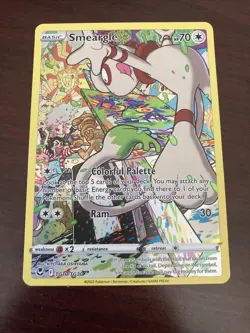 Pokemon TCG Smeargle SWSH12: Silver Tempest Trainer Gallery TG10/TG30 Holo Ultra - Image 1