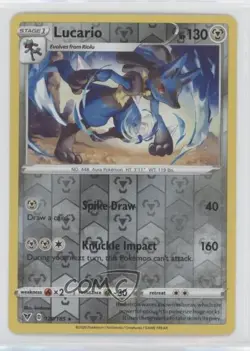 Lucario Reverse Foil Pokemon Sword & Shield Vivid Voltage #120 - Image 1