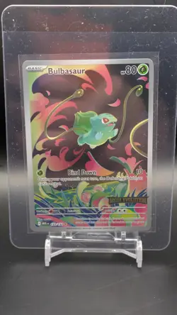 Pokemon TCG Bulbasaur 133/132 Secret Rare Mega Evolution Set - Image 1