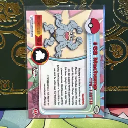 2000 Topps Chrome Pokemon #68 Machamp (Chrome) NM - Image 2