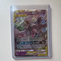 Pokemon Mewtwo & Mew GX Sm-Unified Minds Ultra Rare Holo 270HP 71/236 - Image 1