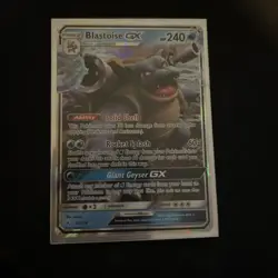 Pokemon TCG Blastoise GX 35/214 Sm-Unbroken Bonds Stage 2 240HP Ultra Rare Holo - Image 1
