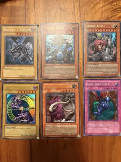 Yu-Gi-Oh! TCG Vintage Lot Mainly Damaged and HP - Image 1