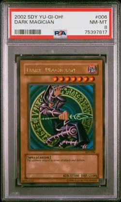 Dark Magician SDY-006 Ultra Rare Starter Deck: Yugi Yugioh PSA 8 *817 - Image 1