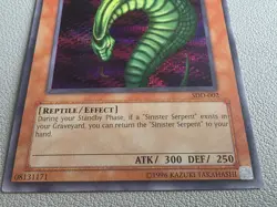 Yu-Gi-Oh Sinister Serpent - SDD-002 - Secret Rare - Image 4