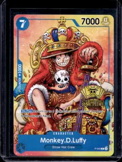 2024 One Piece 2nd Anniversary Tournament Participant Monkey D Luffy Promo P-043 - Image 1