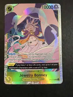 Jewelry Bonney OP13-108 SR Carrying on His Will - ONE PIECE ENGLISH - Image 1