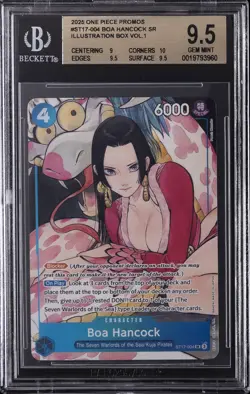 2025 ONE PIECE PROMOS #ST14-004 BOA HANCOCK SR ILLUSTRATION BOX VOL.1 BGS 9.5 - Image 1