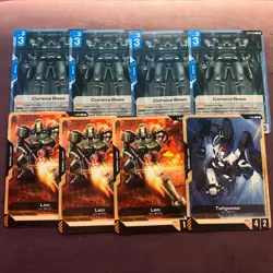 Gundam Card Game | Corsica Base C ST02-016 | 4x + Tokens! | Near Mint Single - Image 1