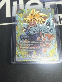 Dragon Ball TCG Card Son Gohan: Childhood FP-054 Winner Holofoil - Image 1