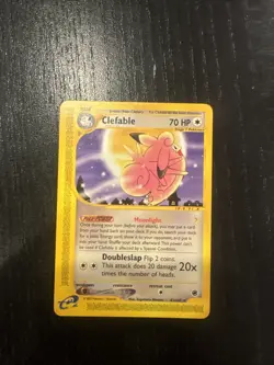 Vintage 2002 Clefable 41/165 Expedition Non Holo Rare English NM Pokemon Card - Image 1