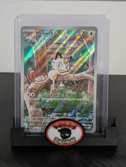 Pokemon Card 2025 MEOWTH Illustration Rare IR 106/094 Phantasmal Flames MINT - Image 1