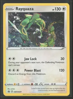 Rayquaza - Promo SWSH: Sword & Shield Promo Cards SWSH029 NM Pokemon Card Holo - Image 1