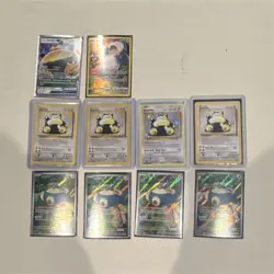 Bulk Pokemon TCG Snorlax 34 Card Lot Basic Holo Regular English/Japanese - Image 1