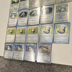 Bulk Pokemon TCG Snorlax 34 Card Lot Basic Holo Regular English/Japanese - Image 4