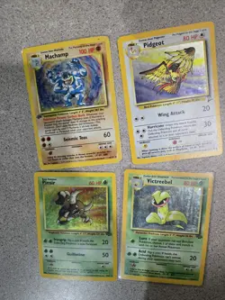 (10) Lot Of Original 90s Pokemon Cards Holographic - Image 2