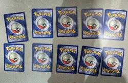 (10) Lot Of Original 90s Pokemon Cards Holographic - Image 5